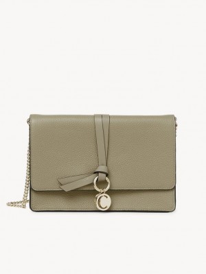 Chloe Alphabet Clutch Yeşil | CHE-SR13752