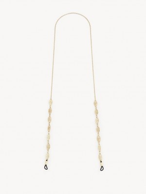 Chloe Darcey Dantel Eyew Chain Küpe Altın | CHE-SR14433