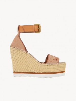 Chloe Glyn Espadril Wedge Açık | CHE-SR14800