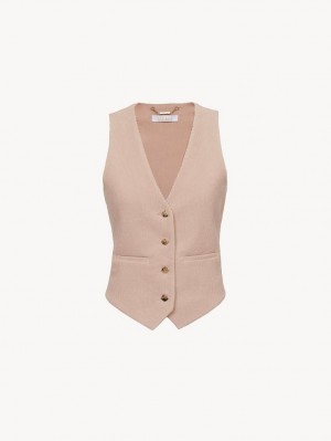 Chloe Klasik Vest Mont Pembe | CHE-SR13805