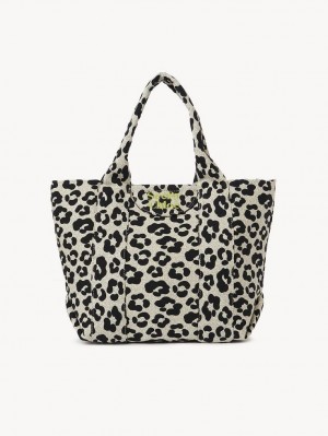 Chloe Laetizia Small Tote Çanta Bej Rengi | CHE-SR14701