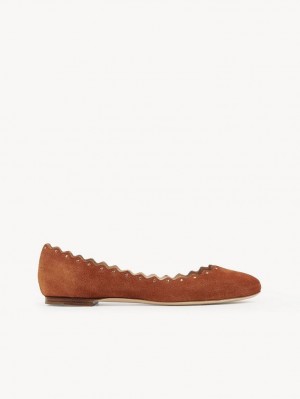 Chloe Lauren Ballet Flat Kahverengi | CHE-SR14254