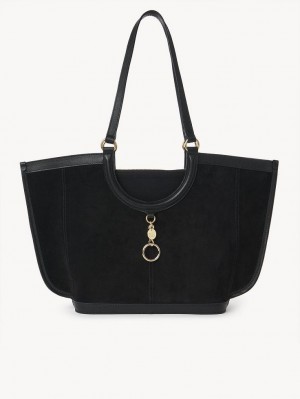 Chloe Mara Shopper Omuz Çantası Siyah | CHE-SR14593