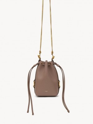 Chloe Marcie Bucket Mini Çanta Kahverengi | CHE-SR13716