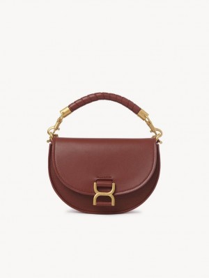 Chloe Marcie Chain Flap Çapraz Askılı Çanta Kahverengi | CHE-SR13461