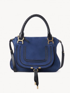 Chloe Marcie Double Carry Çapraz Askılı Çanta Koyu Mavi | CHE-SR13504