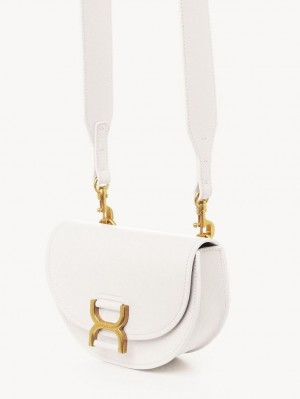 Chloe Marcie Mini Flap Çapraz Askılı Çanta Beyaz | CHE-SR13587