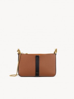 Chloe Marcie Pouch On Chain Mini Çanta Kahverengi | CHE-SR13703