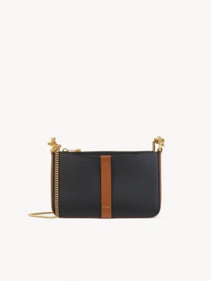 Chloe Marcie Pouch On Chain Mini Çanta Siyah | CHE-SR13704