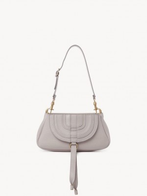 Chloe Marcie Small Clutch Mini Çanta Gri | CHE-SR13680