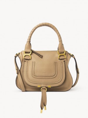 Chloe Marcie Small Double Carry Çapraz Askılı Çanta Kahverengi | CHE-SR13468