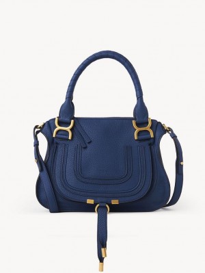 Chloe Marcie Small Double Carry Çapraz Askılı Çanta Koyu Mavi | CHE-SR13546