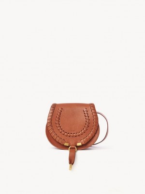 Chloe Marcie Small Saddle Mini Çanta Turuncu | CHE-SR13665