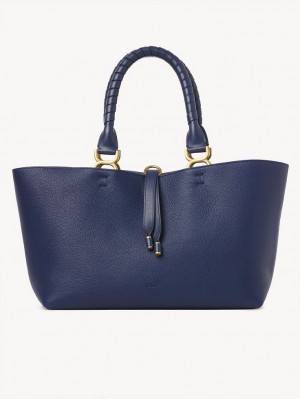 Chloe Marcie Small Tote Çanta Mavi | CHE-SR13334