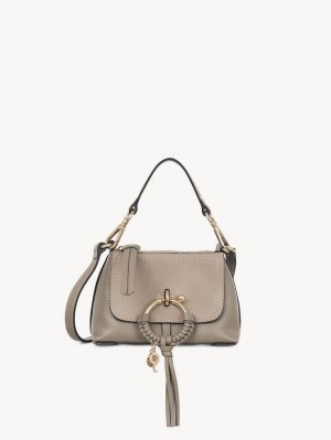 Chloe Mini Joan Omuz Çantası Gri | CHE-SR14664