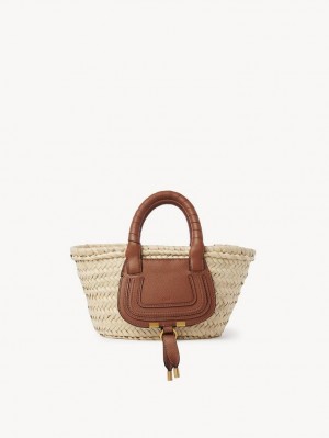 Chloe Mini Marcie Baskets Kahverengi | CHE-SR13637