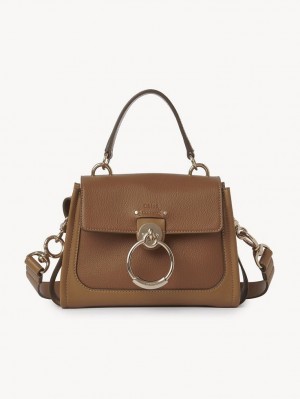 Chloe Mini Tess Day Çapraz Askılı Çanta Kahverengi | CHE-SR13599