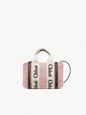 Chloe Mini Woody Çapraz Askılı Çanta Pembe | CHE-SR13464