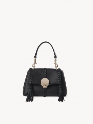 Chloe Penelope Soft Shoulder Mini Çanta Siyah | CHE-SR13706