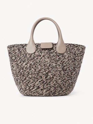 Chloe Sabia Hamper Tote Çanta Bej Rengi | CHE-SR13337