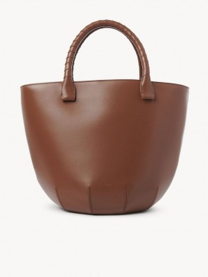 Chloe Sabia Hamper Tote Çanta Kahverengi | CHE-SR13370