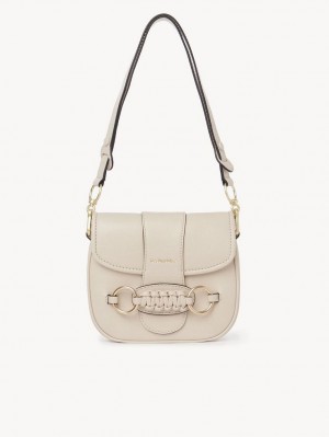 Chloe Saddie Satchel Omuz Çantası Bej Rengi | CHE-SR14668