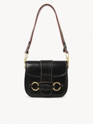 Chloe Saddie Satchel Omuz Çantası Siyah | CHE-SR14665