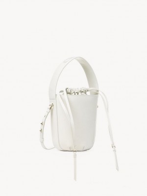 Chloe Sense Bucket Mini Çanta Beyaz | CHE-SR13677