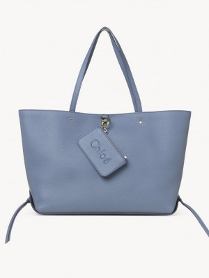 Chloe Sense Medium East-west Tote Çanta Koyu Mavi | CHE-SR13329