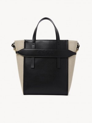 Chloe Sense Medium Tote Çanta Siyah | CHE-SR13358