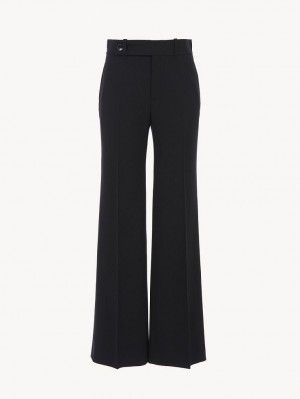 Chloe Signature Flared Pantolon Mavi | CHE-SR13969