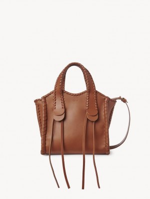 Chloe Small Mony Tote Çanta Kahverengi | CHE-SR13310