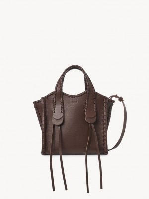 Chloe Small Mony Tote Çanta Çikolata | CHE-SR13379