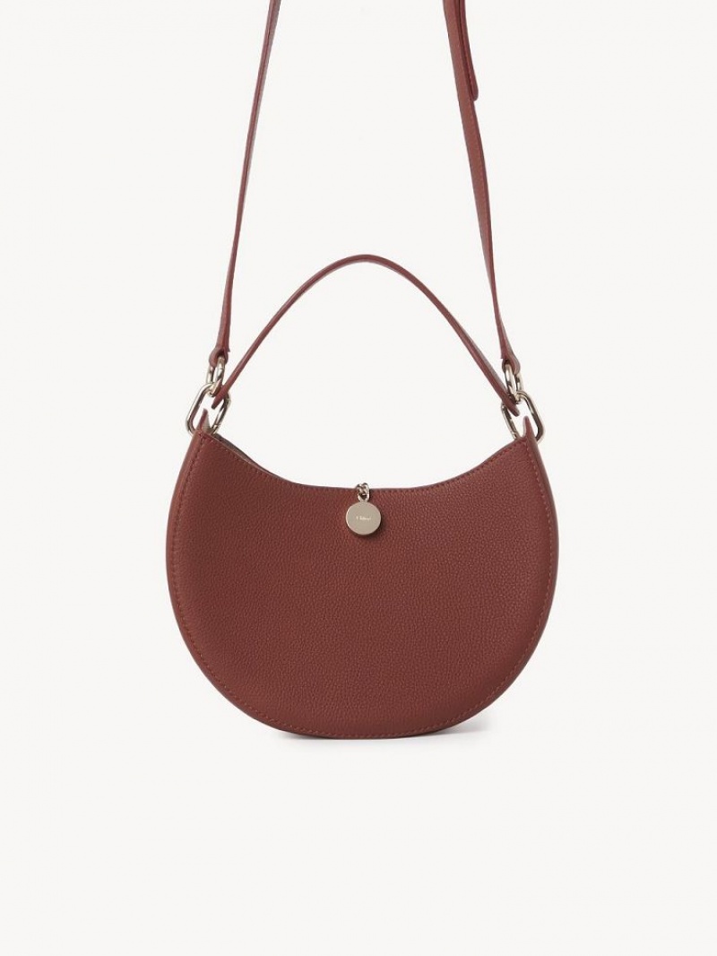 Chloe Arlène Small Hobo Çapraz Askılı Çanta Kahverengi | CHE-SR13604