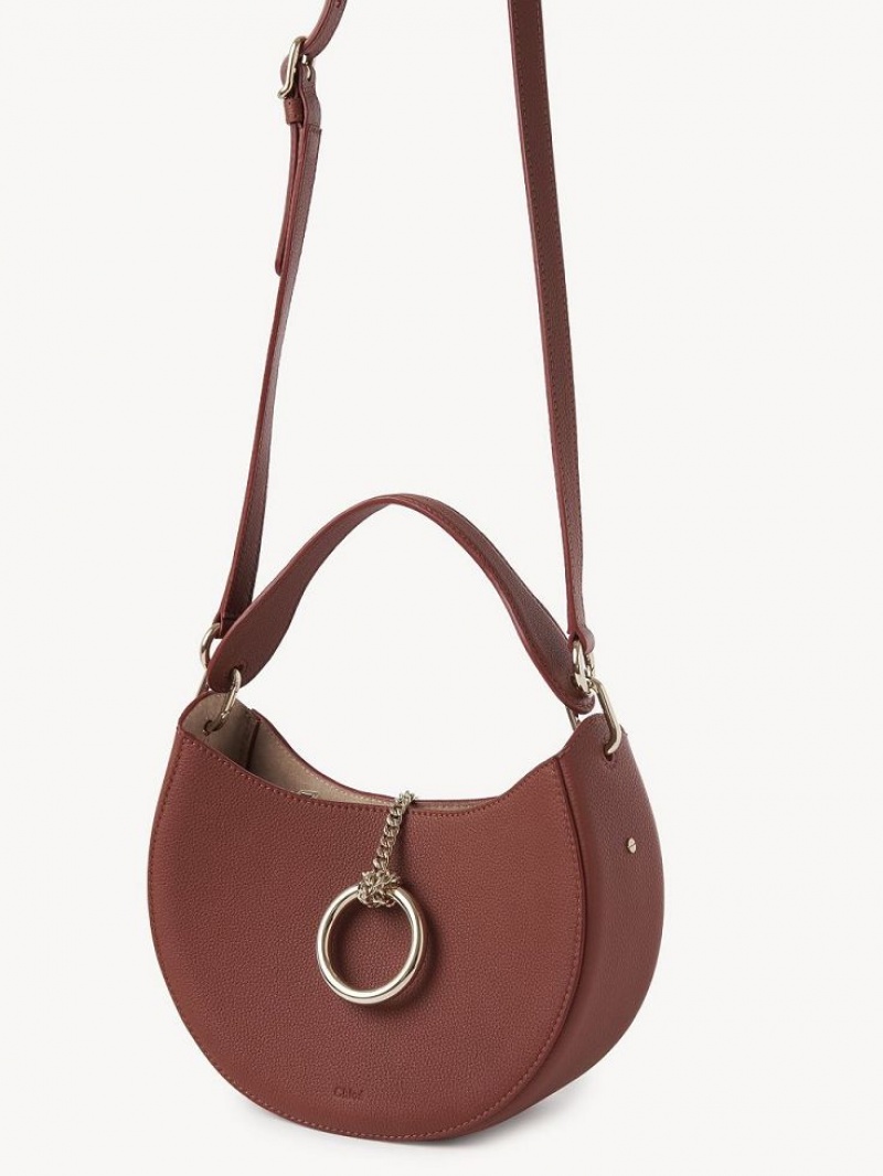 Chloe Arlène Small Hobo Çapraz Askılı Çanta Kahverengi | CHE-SR13604