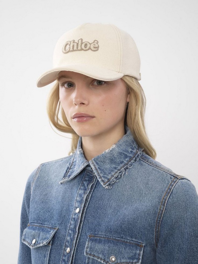 Chloe Baseball Cap Şapka Bej Rengi | CHE-SR14493