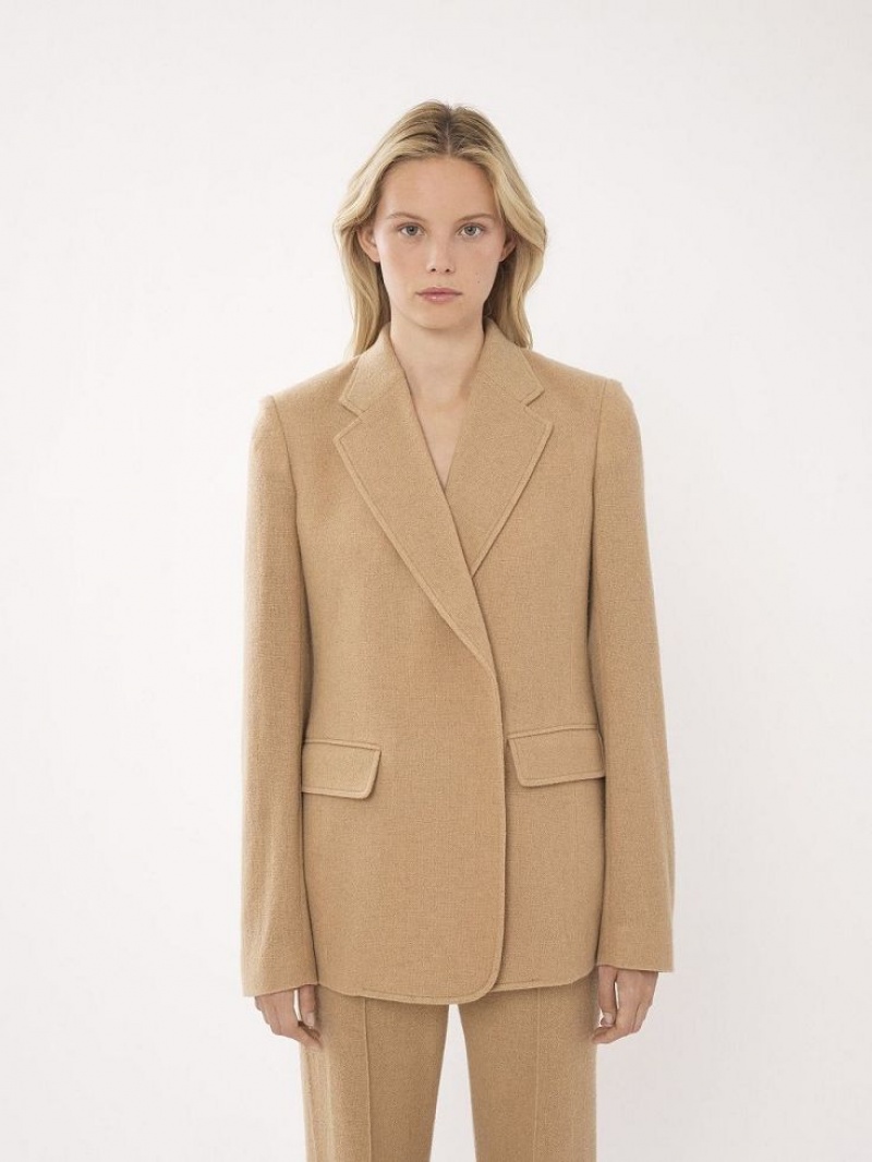 Chloe Buttonless Tailored Mont Kahverengi | CHE-SR13770