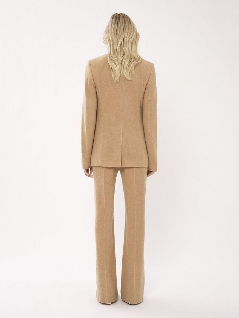 Chloe Buttonless Tailored Mont Kahverengi | CHE-SR13770