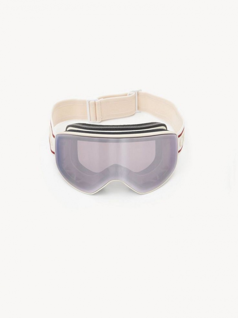 Chloe Cassidy Ski Goggle Güneş Gözlüğü Beyaz | CHE-SR14533