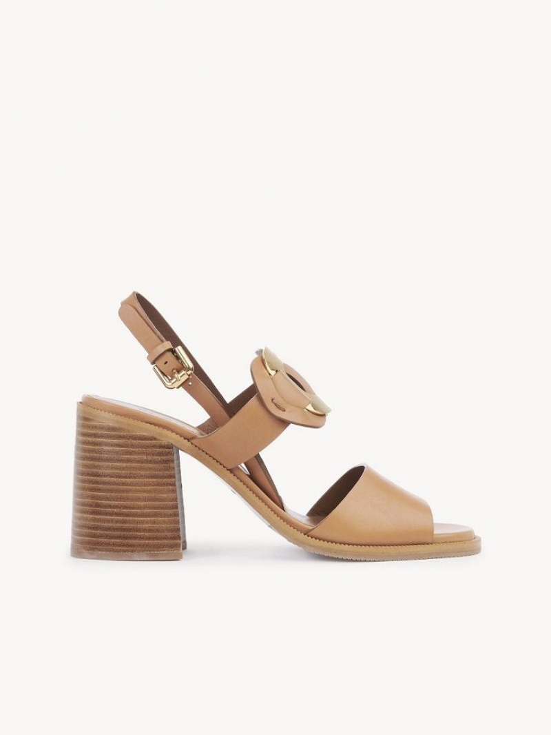 Chloe Chany High-heel Sandalet Kahverengi | CHE-SR14833