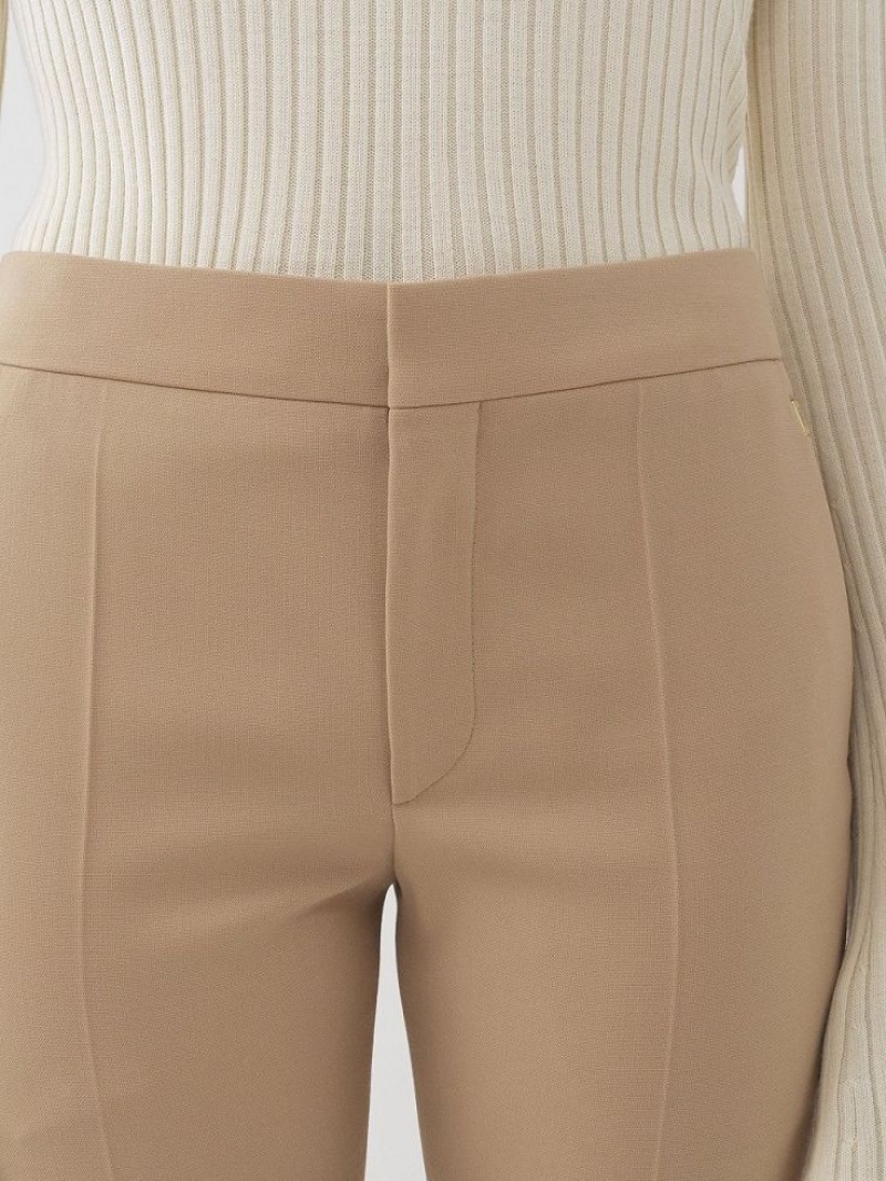 Chloe Cropped Pantolon Kahverengi | CHE-SR14000