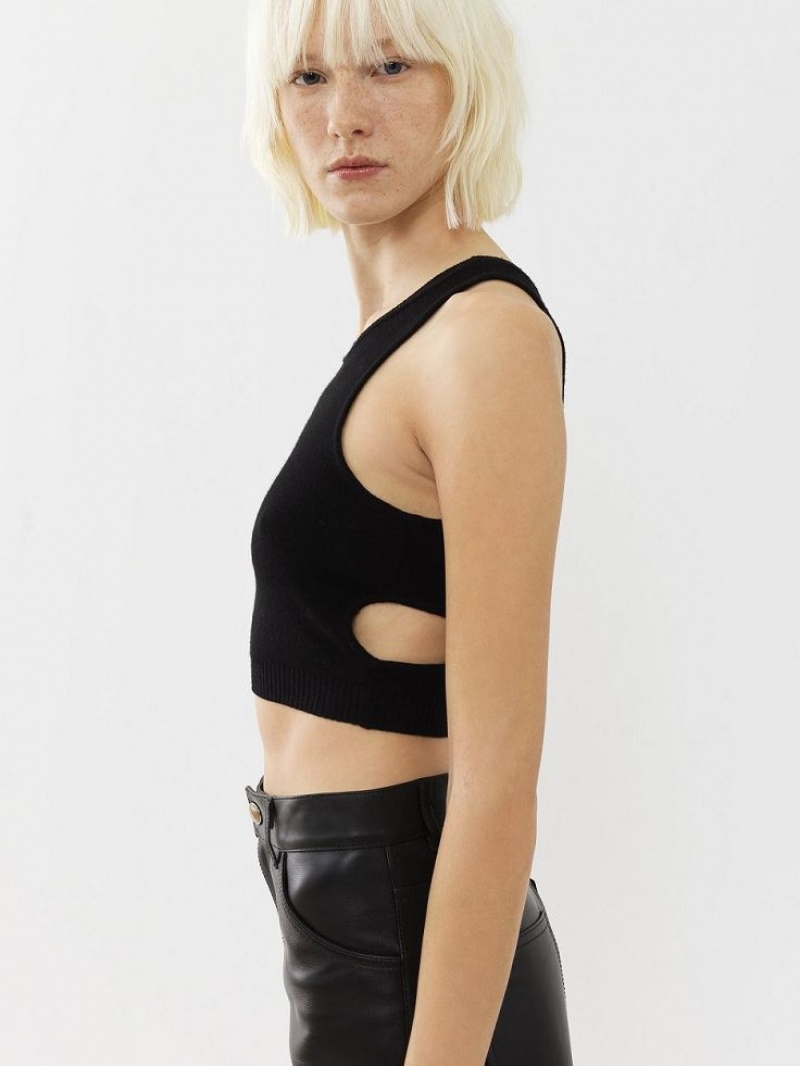 Chloe Cropped Üstler Siyah | CHE-SR13882