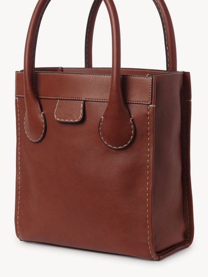 Chloe Edith Tote Çanta Kahverengi | CHE-SR13293