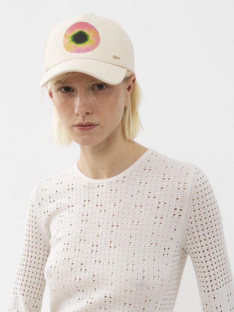 Chloe Fusion Cap Şapka Beyaz | CHE-SR14502