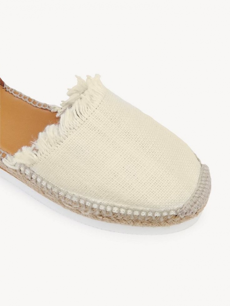 Chloe Glyn Espadril Sandalet Beyaz | CHE-SR14820