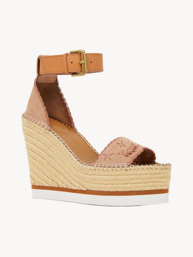 Chloe Glyn Espadril Wedge Açık | CHE-SR14800