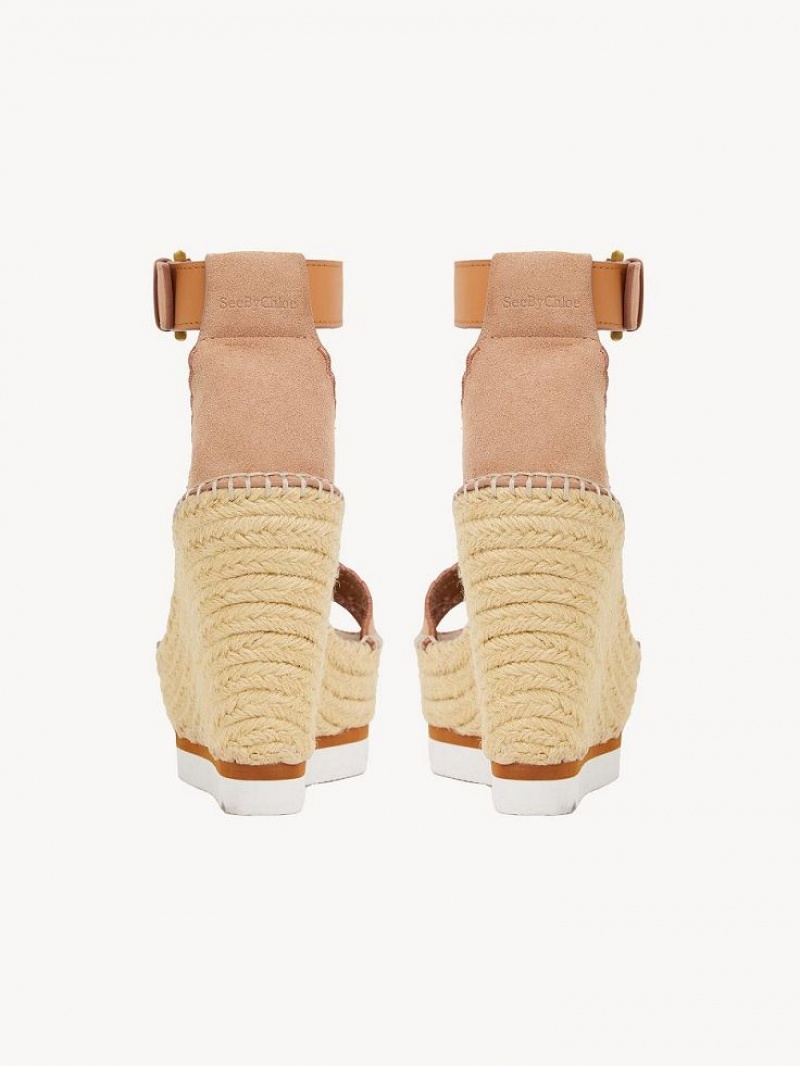 Chloe Glyn Espadril Wedge Açık | CHE-SR14800