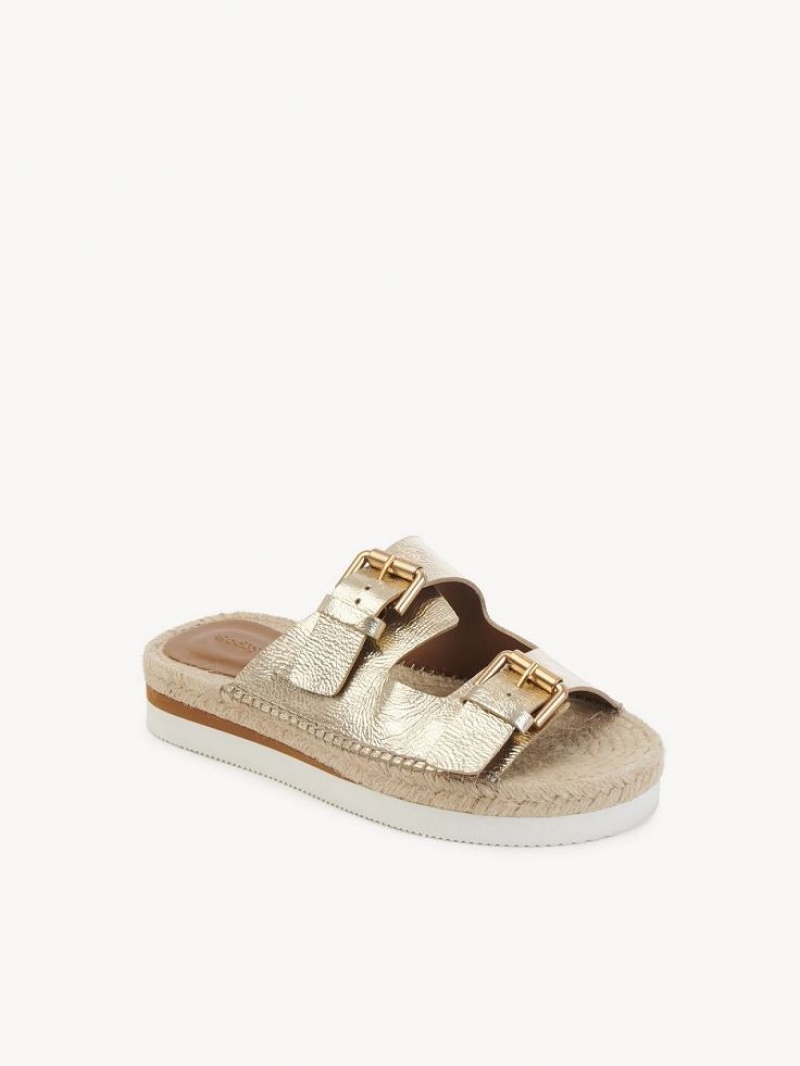 Chloe Glyn Platform Espadril Sandalet Scarlatto | CHE-SR14831