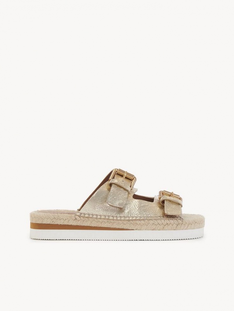 Chloe Glyn Platform Espadril Sandalet Scarlatto | CHE-SR14831