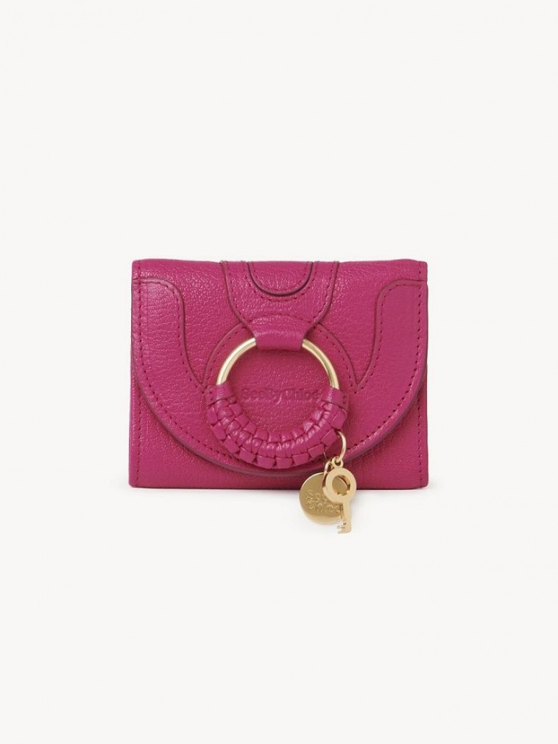 Chloe Hana Tri Fold Küçük Cüzdan Pembe | CHE-SR14895